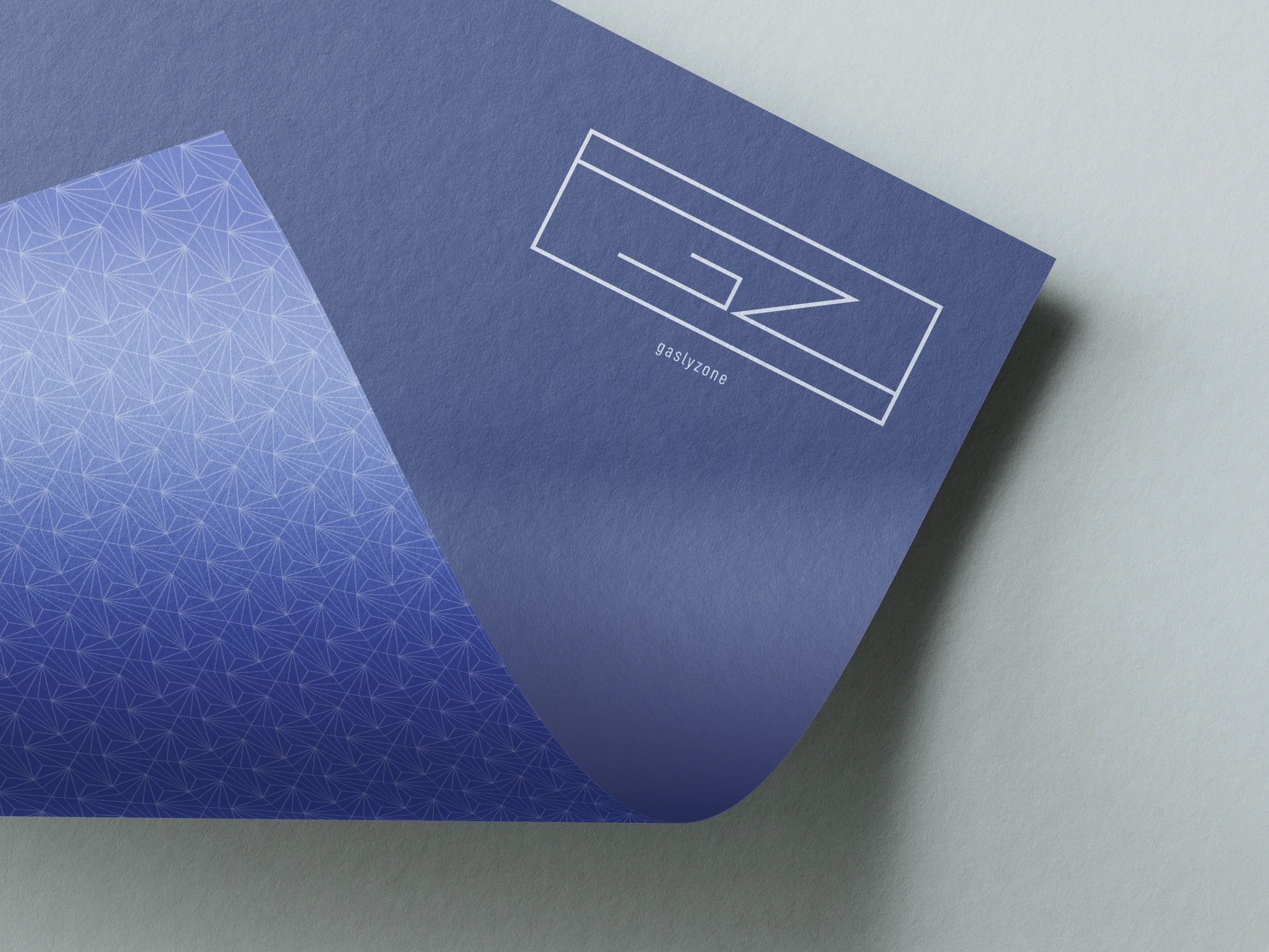 Example of graphic design project: Gaslyzone paper-based mockup